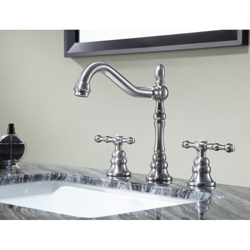 L-AZ184BN - Highland 8 in. Widespread 2-Handle Bathroom Faucet in Brushed Nickel