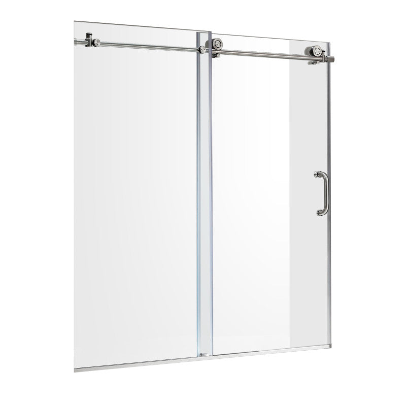 Raymore Series 60 in. x 62 in. Frameless Sliding Tub Door