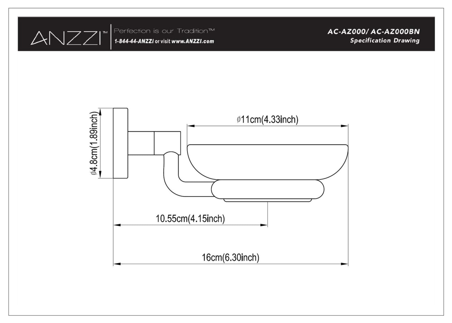 Caster Series Soap Dish