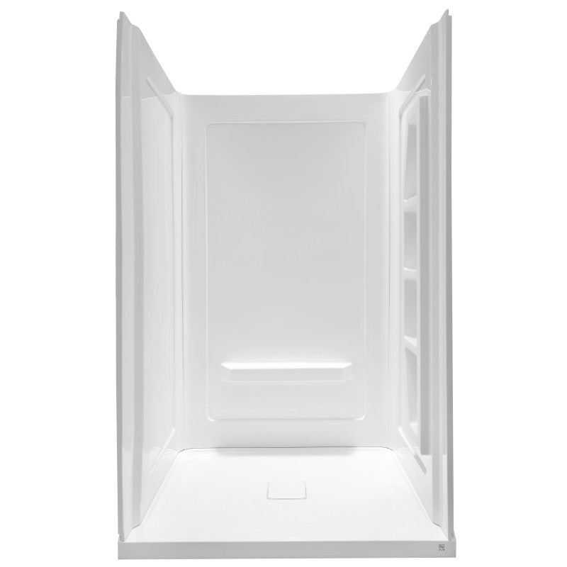 FORUM SERIES 48 in. x 74 in. Shower Wall Surround and Base in White