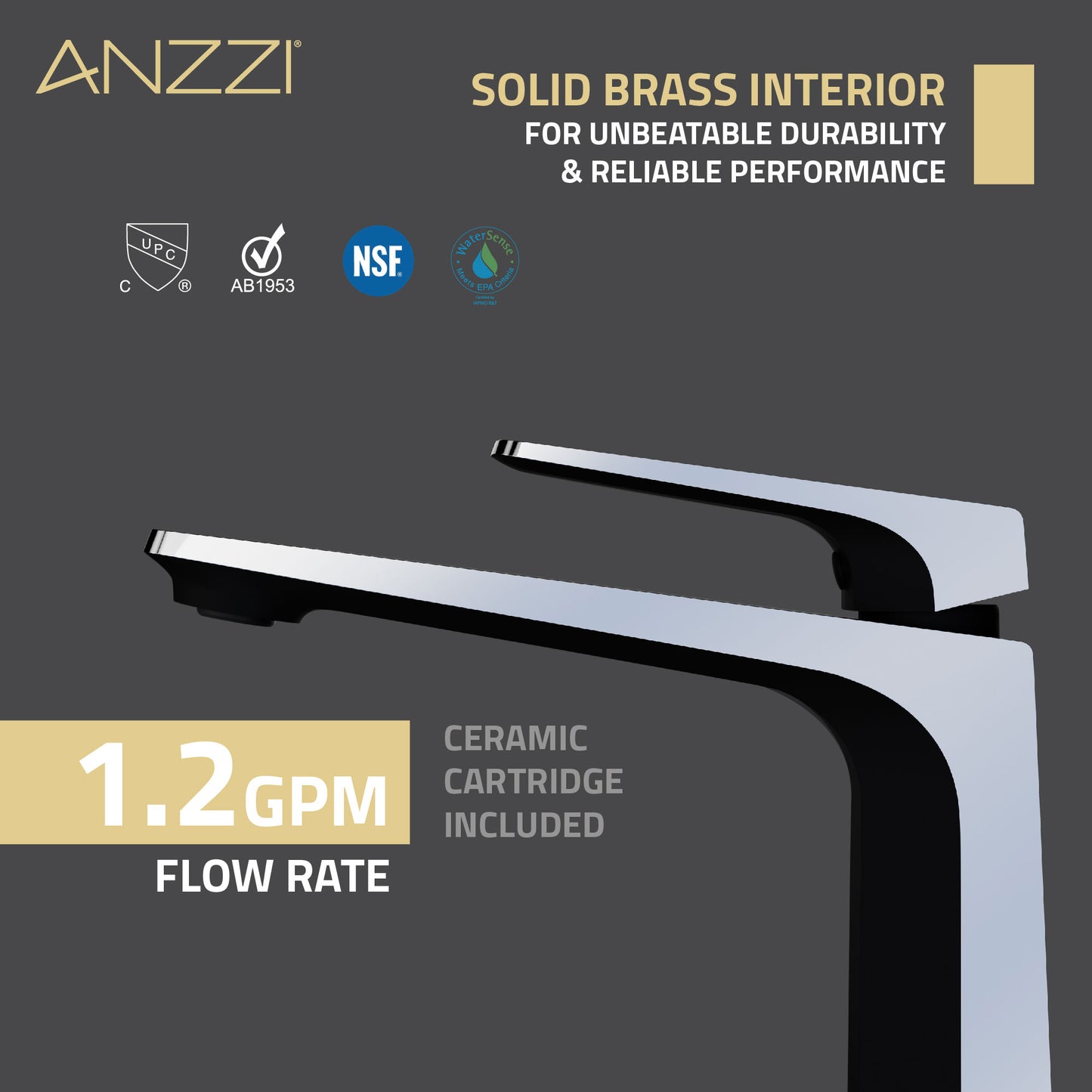 Single Handle Single Hole Bathroom Vessel Sink Faucet With Pop-up Drain