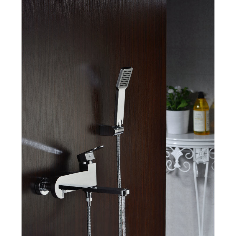 Echo Series 1-Handle 1-Spray Tub and Shower Faucet in Polished Chrome
