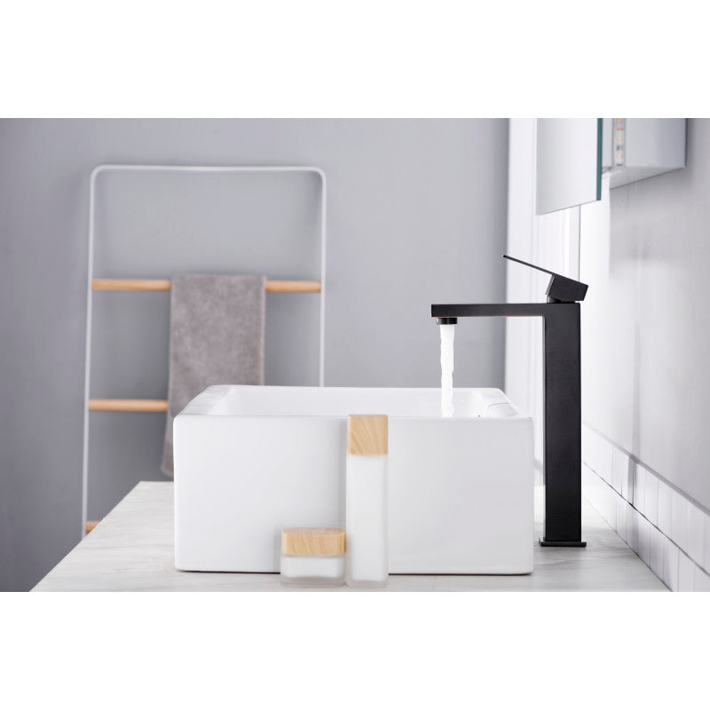 Enti Series Single Hole Single-Handle Vessel Bathroom Faucet