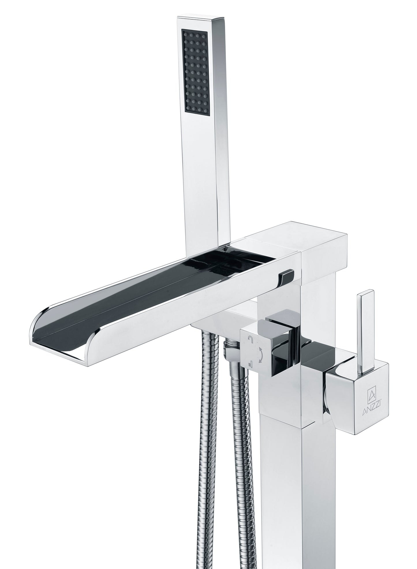 Union 2-Handle Claw Foot Tub Faucet with Hand Shower