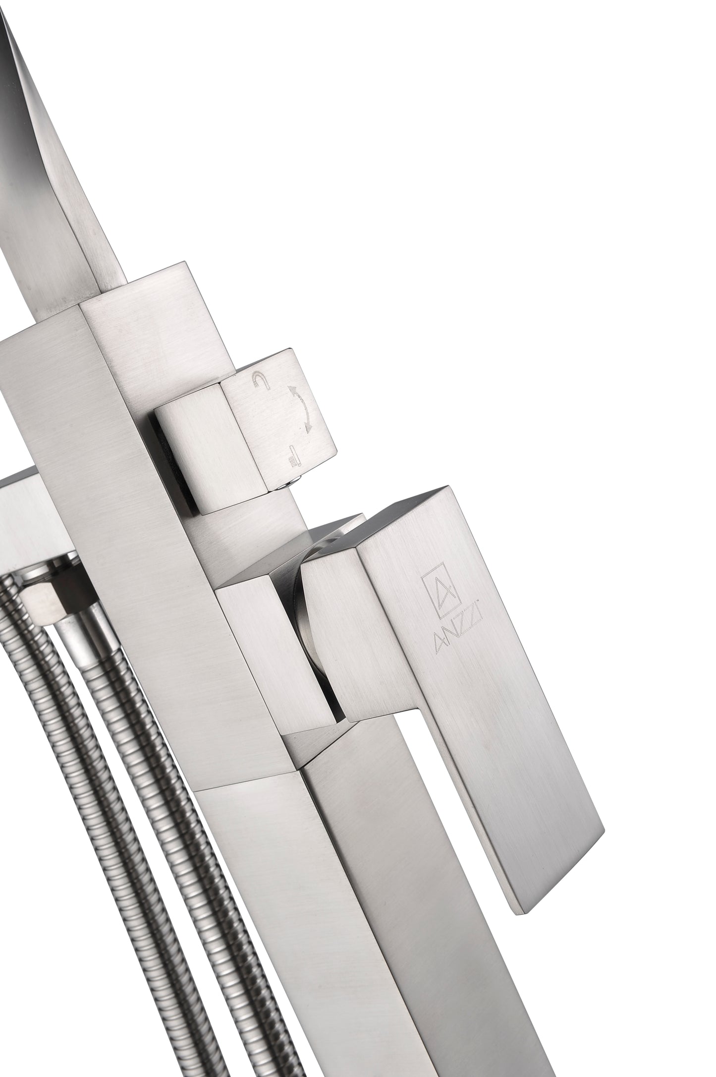Yosemite 2-Handle Claw Foot Tub Faucet with Hand Shower