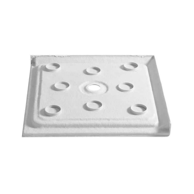 Studio 38 in. x 75 in. Shower Wall Surround and Base in White