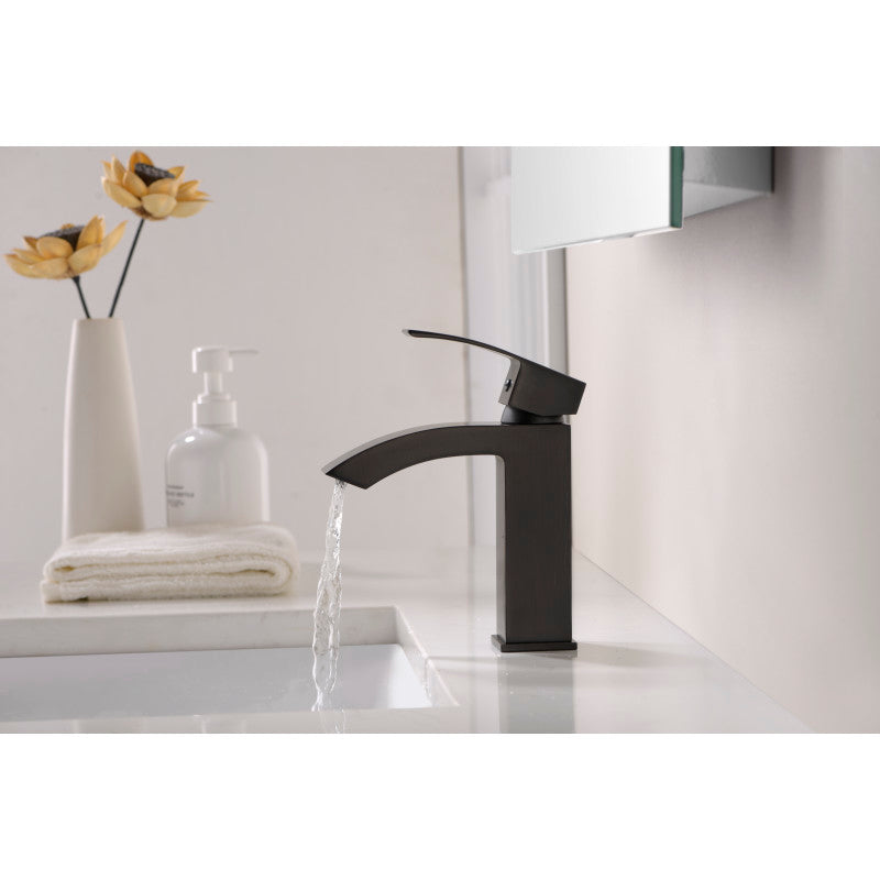 Revere Series Single Hole Single-Handle Low-Arc Bathroom Faucet