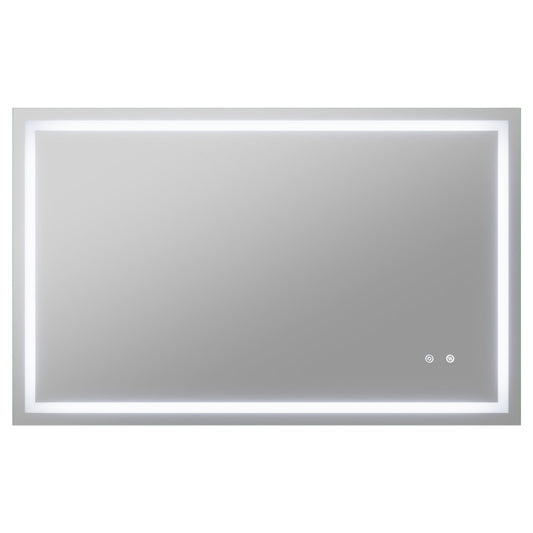 BA-LMDFX022AL - 30-in. x 48-in. Frameless LED Front/Back Light Bathroom Mirror w/Defogger