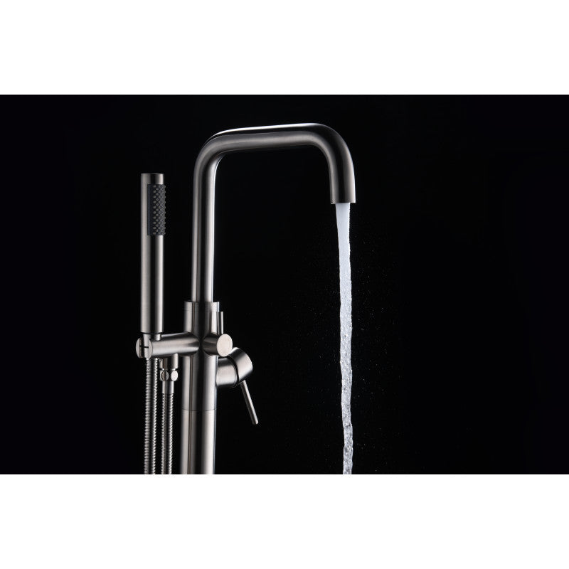 Moray Series 2-Handle Freestanding Tub Faucet with Hand Shower
