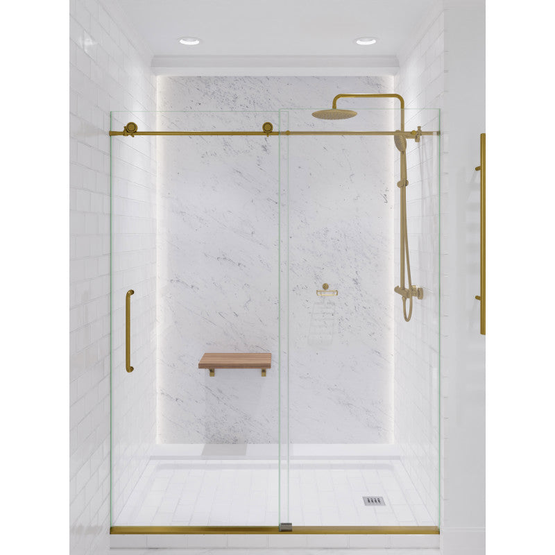 Heavy Rainfall Stainless Steel Shower Bar with Hand Sprayer