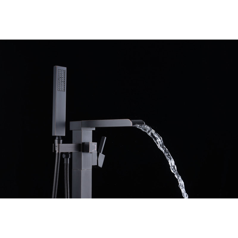 Union 2-Handle Claw Foot Tub Faucet with Hand Shower
