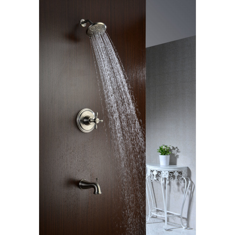 Mesto Series 1-Handle 2-Spray Tub and Shower Faucet