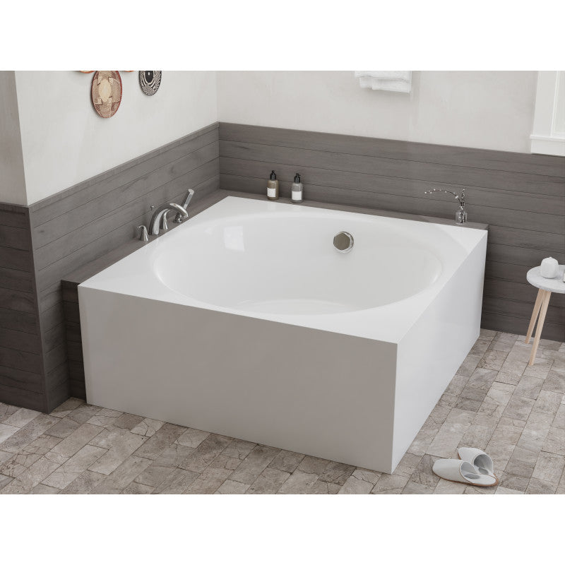 Abyss 59" Freestanding Bathtub in White
