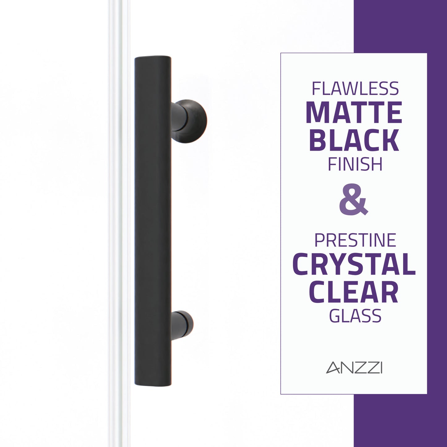 Halberd 48 in. x 72 in. Framed Shower Door with TSUNAMI GUARD