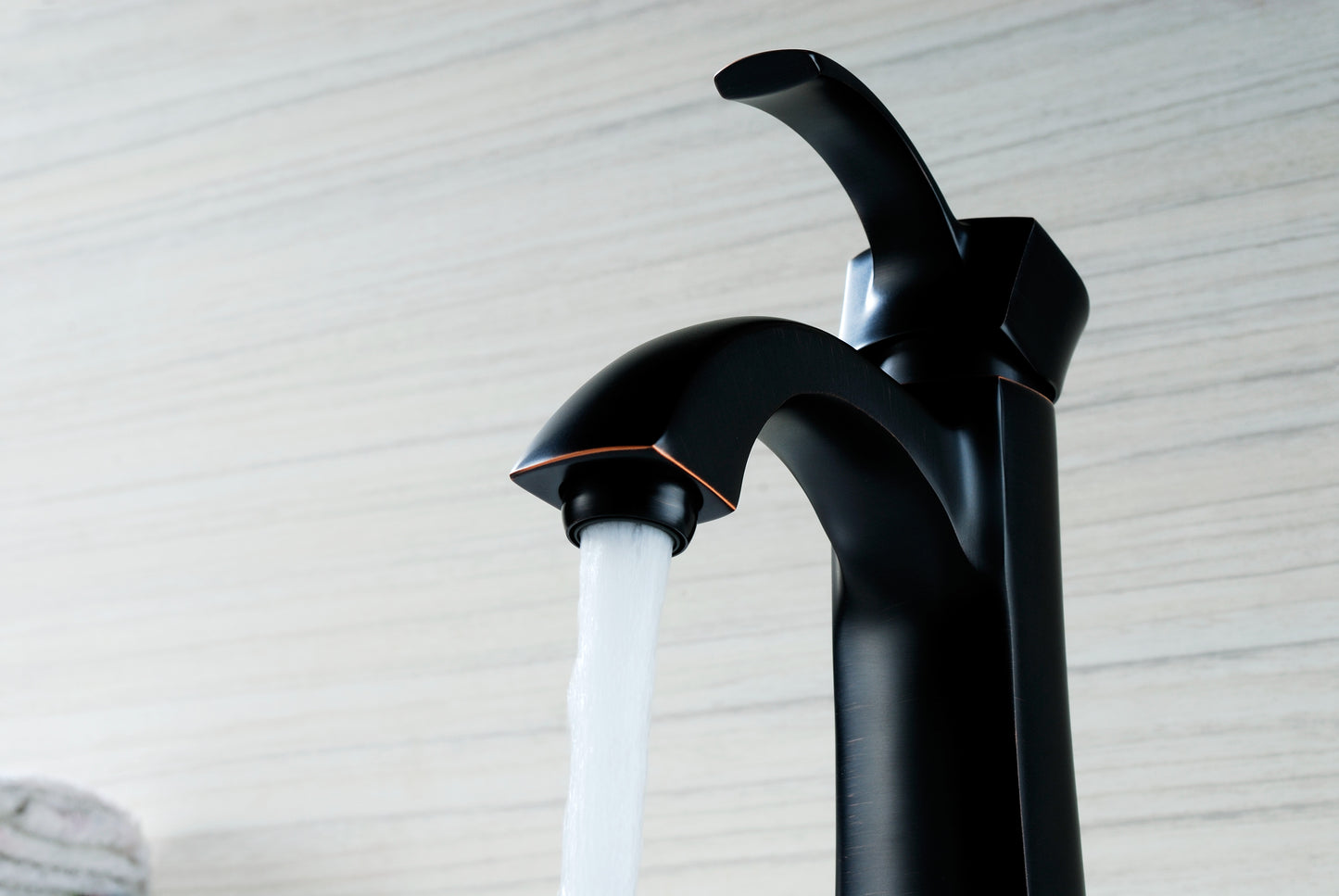 Rhythm Series Single Hole Single-Handle Mid-Arc Bathroom Faucet