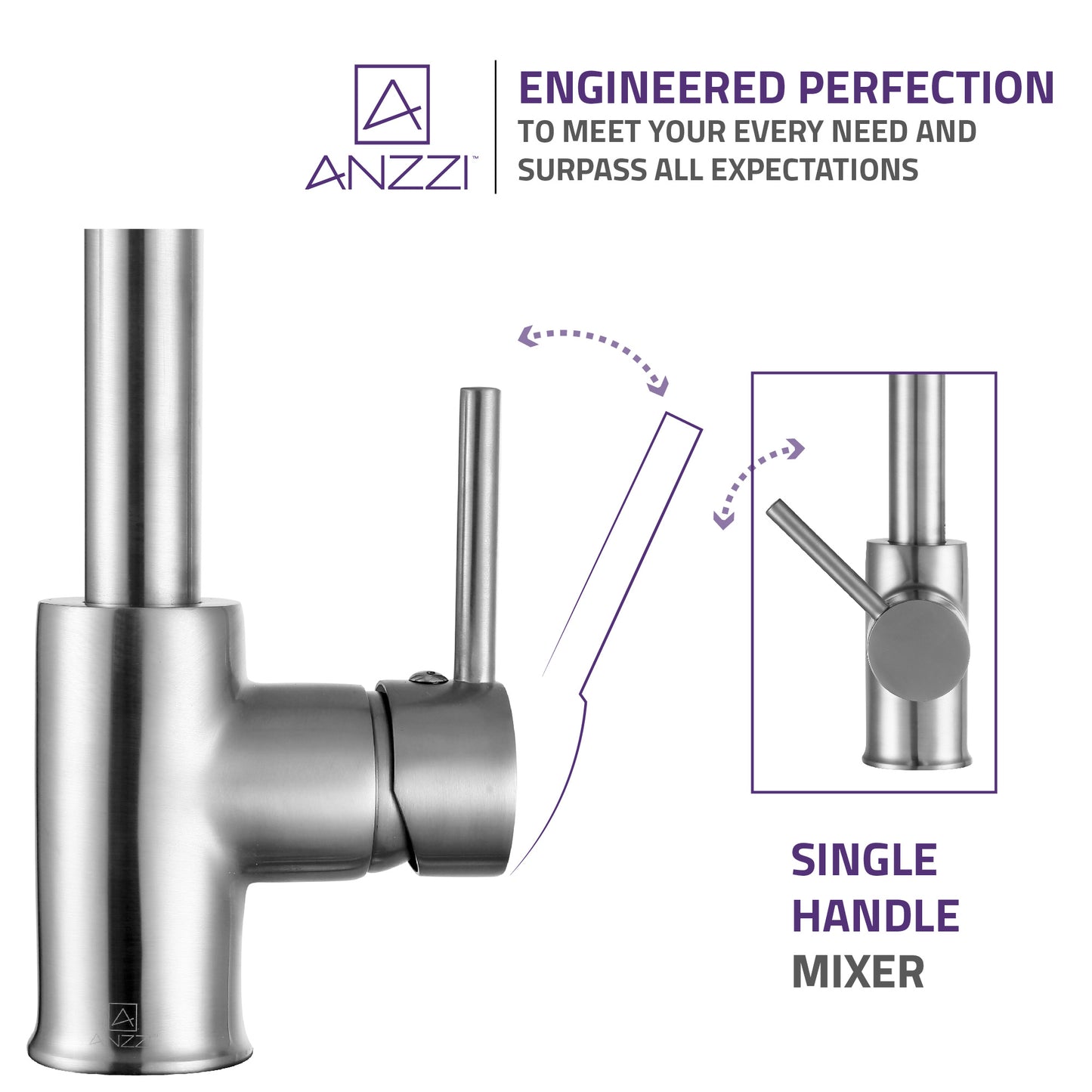 Sire Single-Handle Pull-Out Sprayer Kitchen Faucet