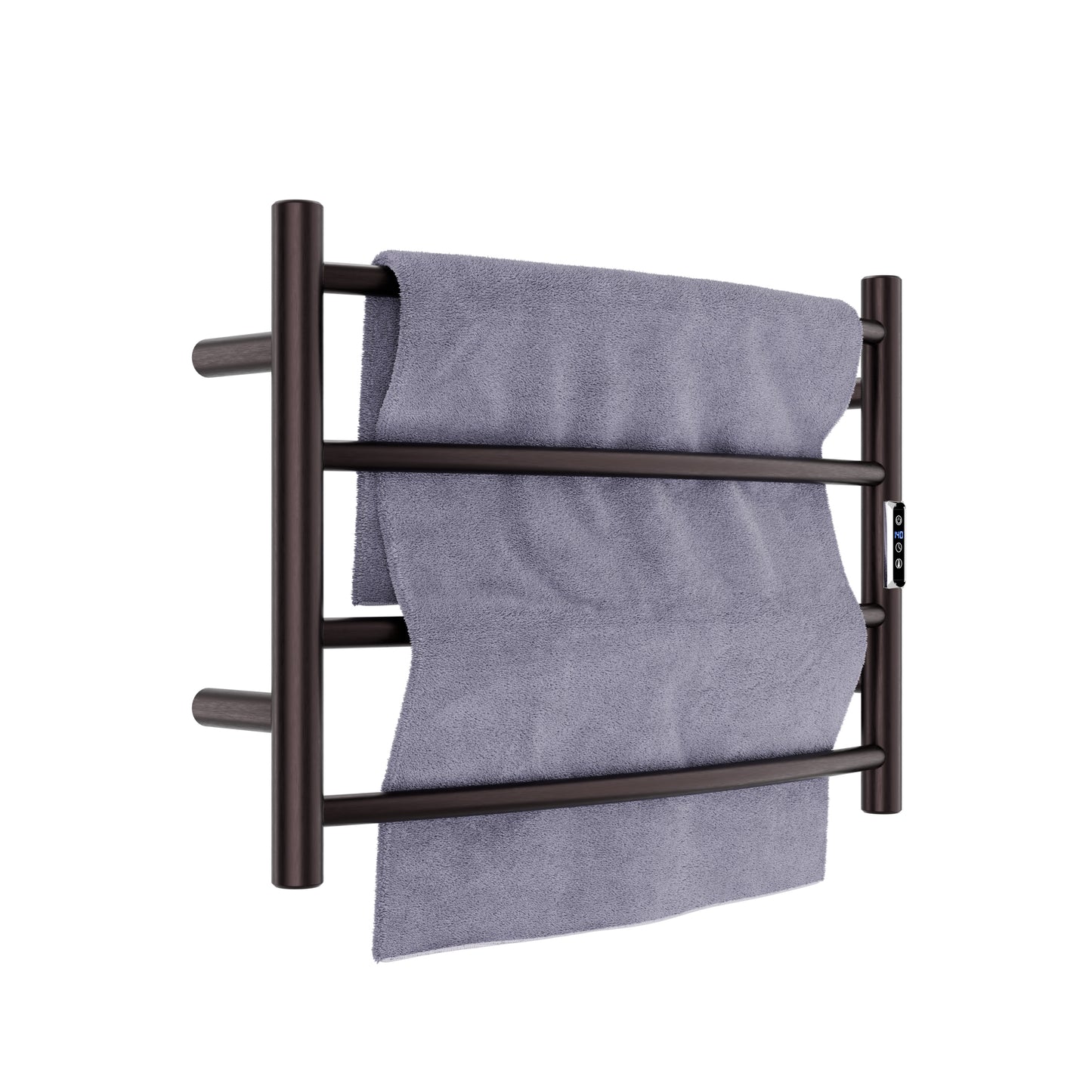 Glow 4-Bar Stainless Steel Wall Mounted Towel Warmer