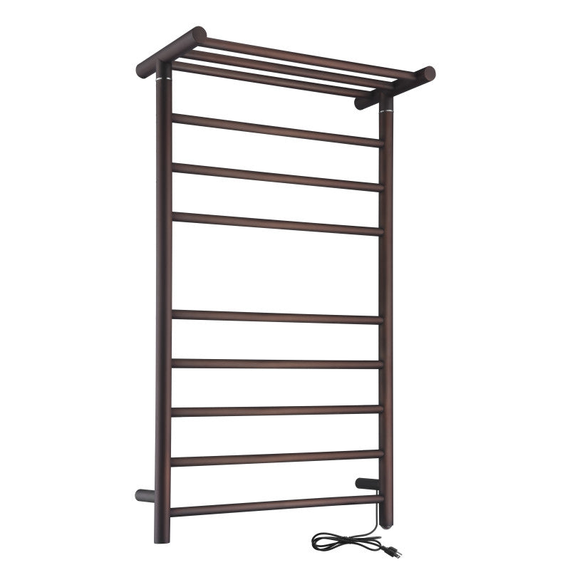 TW-AZ012ORB - Eve 8-Bar Stainless Steel Wall Mounted Towel Warmer in Oil Rubbed Bronze