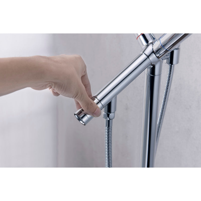 Havasu 2-Handle Claw Foot Tub Faucet with Hand Shower