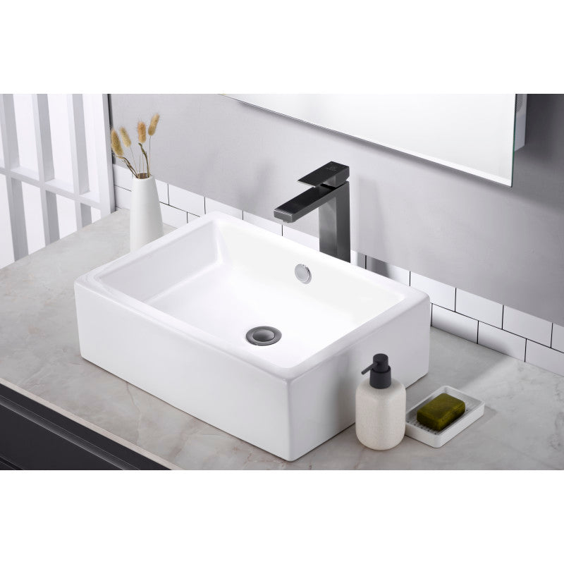 Enti Series Single Hole Single-Handle Vessel Bathroom Faucet
