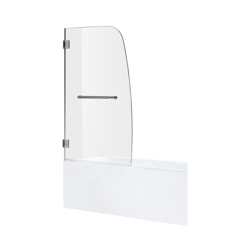 Vensea Series 31.5 in. by 56 in. Frameless Hinged Tub Door