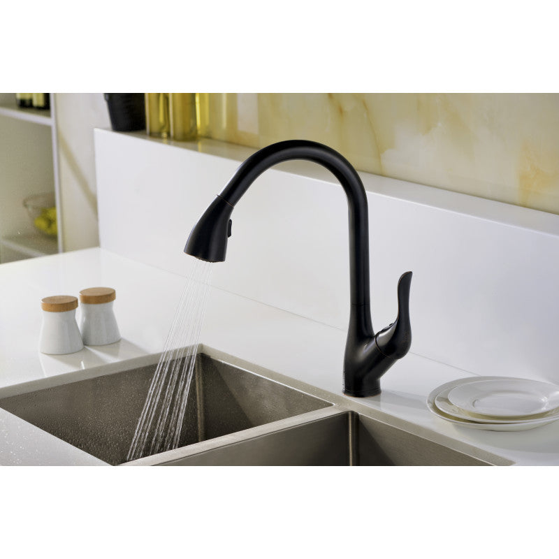 Accent Series Single-Handle Pull-Down Sprayer Kitchen Faucet