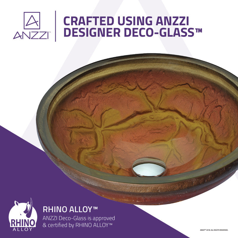 Alto Series Vessel Sink in Molten Gold