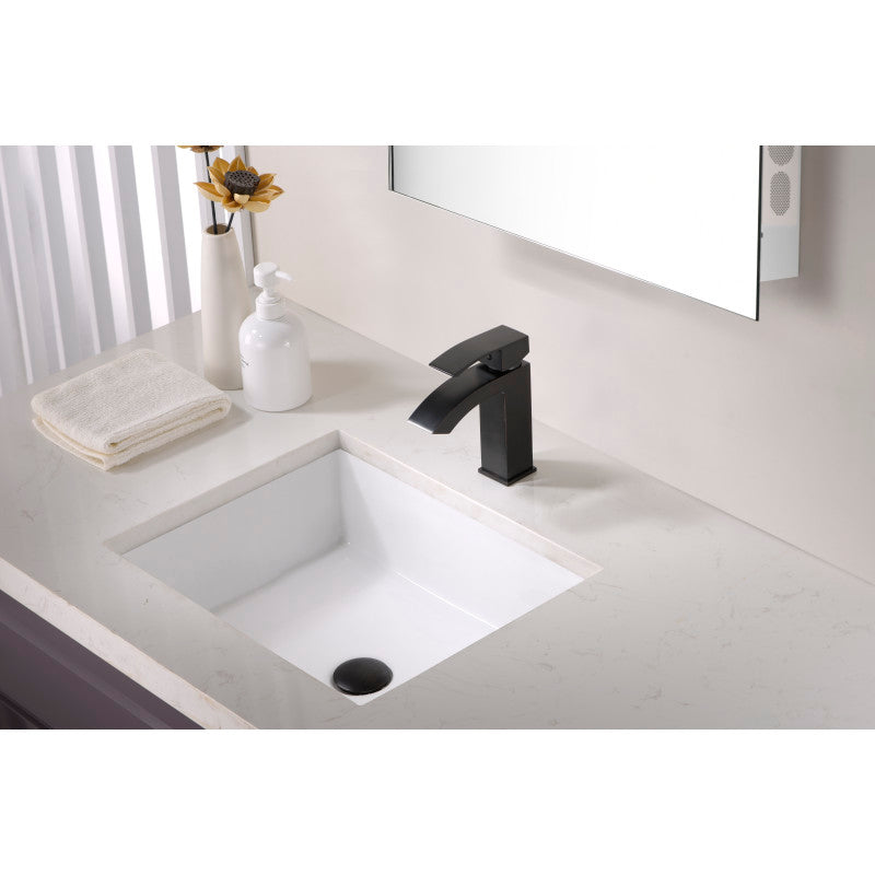 Revere Series Single Hole Single-Handle Low-Arc Bathroom Faucet