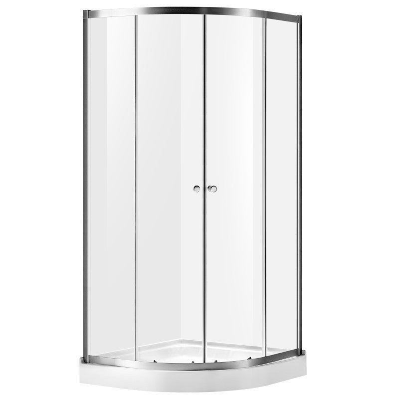 Mare 35 in. x 76 in. Framed Shower Enclosure with TSUNAMI GUARD