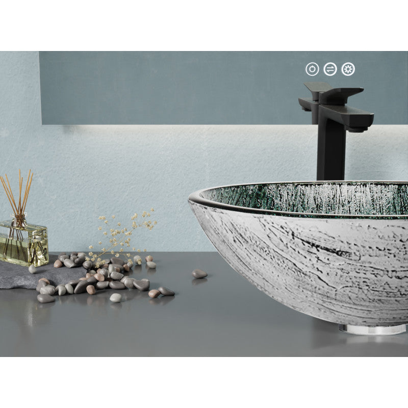 Amalfi Round Glass Vessel Bathroom Sink