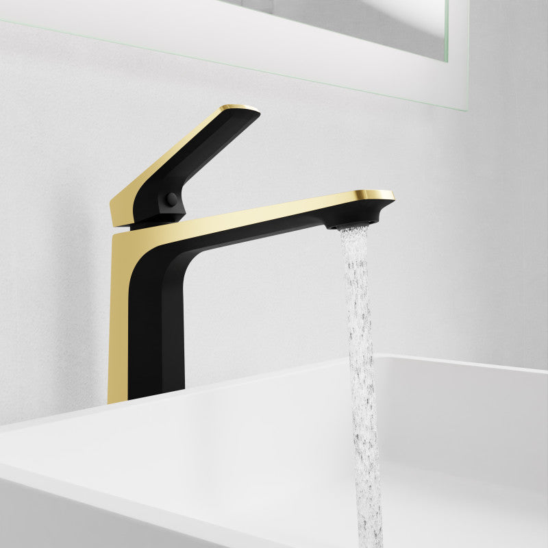 Single Handle Single Hole Bathroom Vessel Sink Faucet With Pop-up Drain