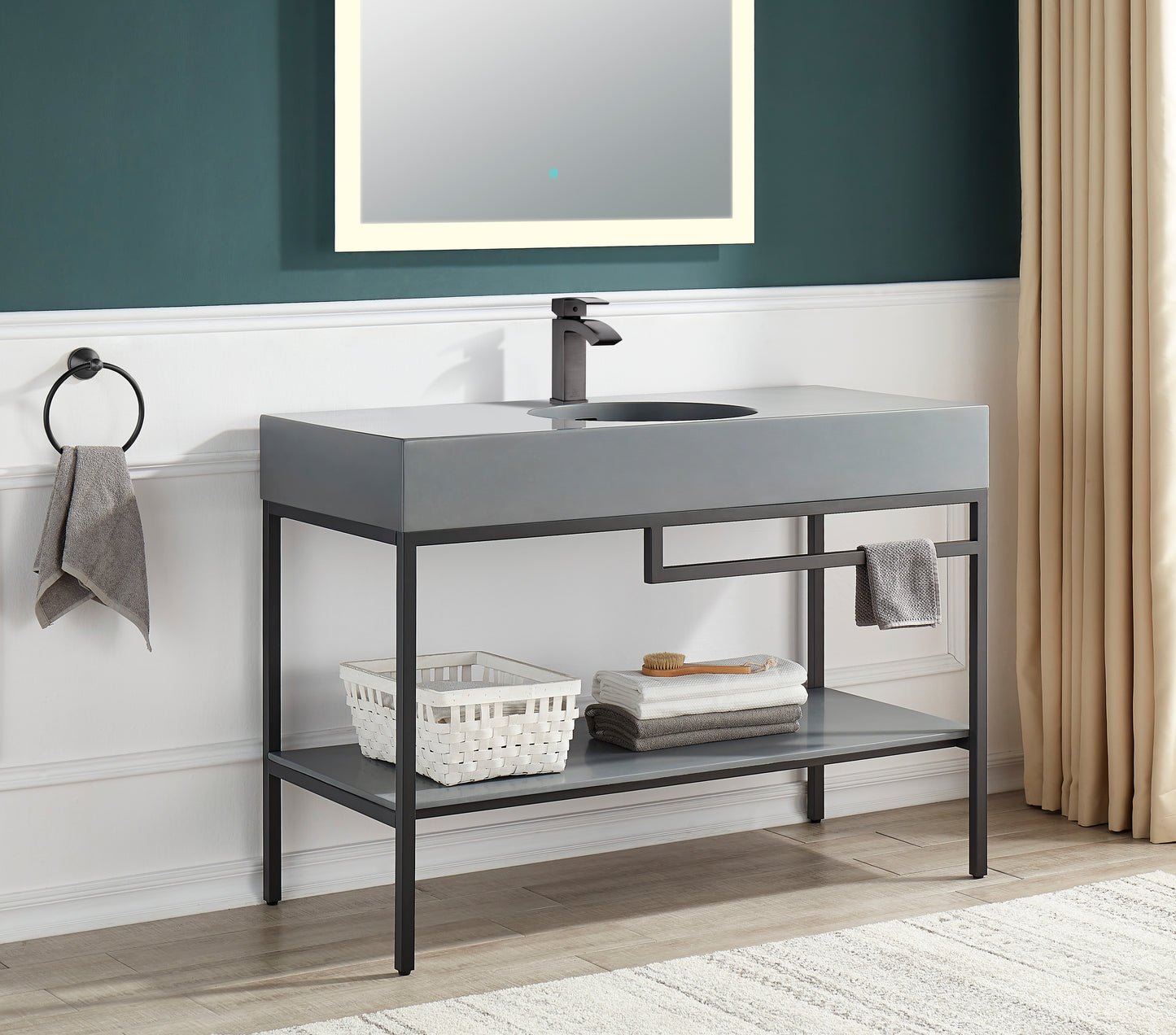 Revere Series Single Hole Single-Handle Low-Arc Bathroom Faucet