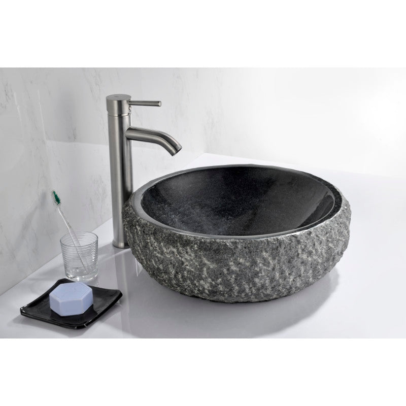 Grahame Vessel Sink in Mandy Black