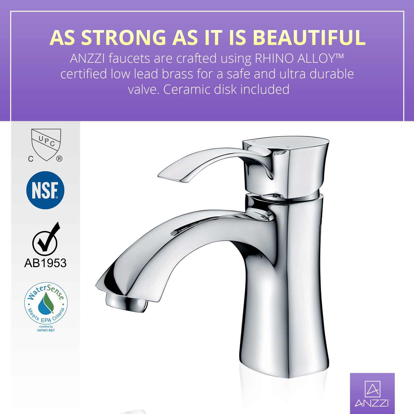Alto Series Single Hole Single-Handle Mid-Arc Bathroom Faucet