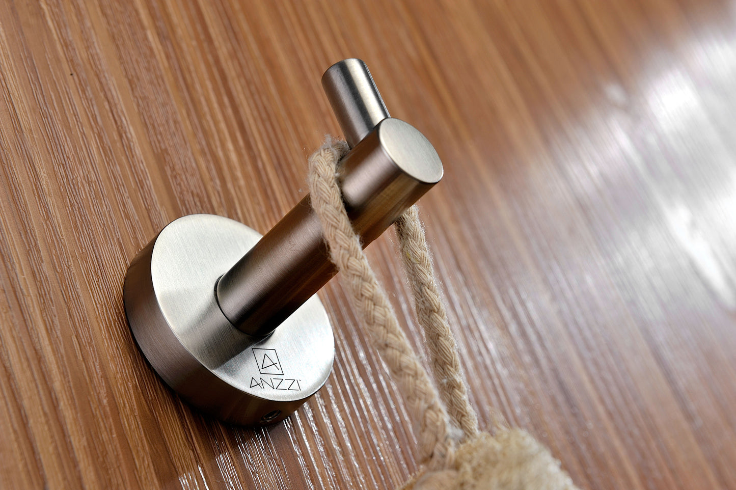AC-AZ003BN - Caster Series Robe Hook in Brushed Nickel