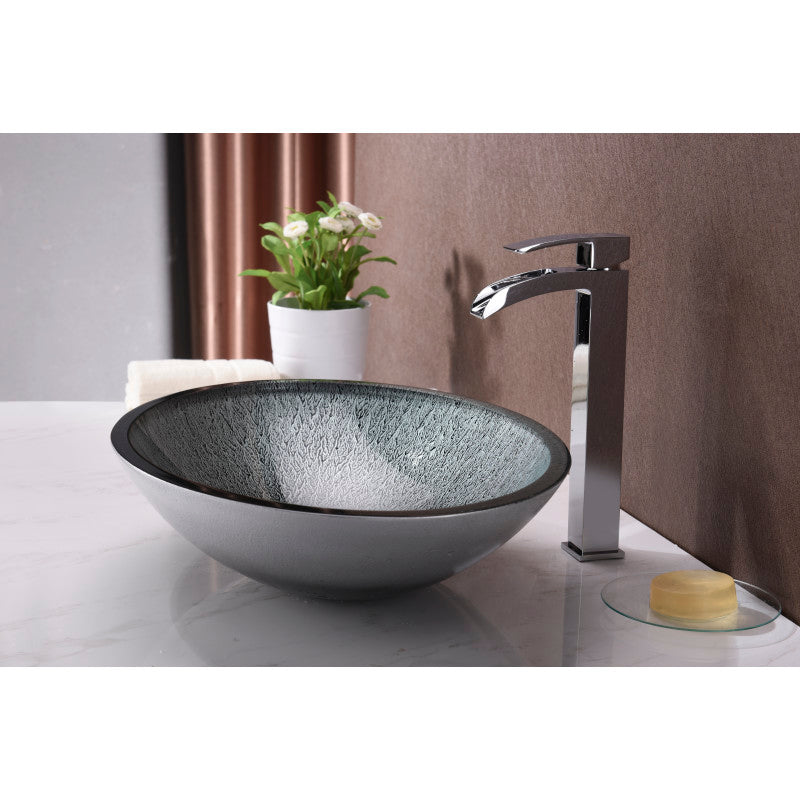 Onyx Series Vessel Sink in Black