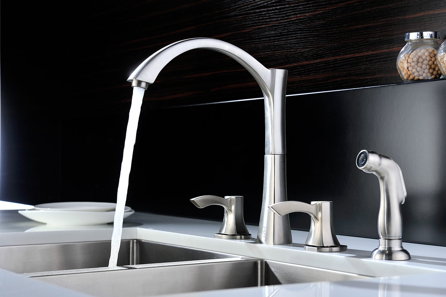 Soave Series 2-Handle Standard Kitchen Faucet