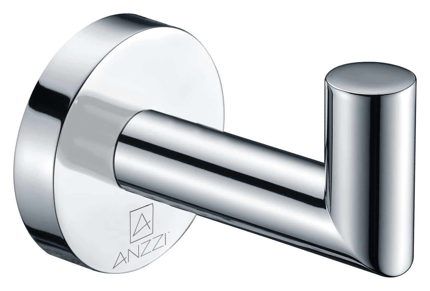 AC-AZ008 - Caster 2 Series Single Robe Hook in Polished Chrome