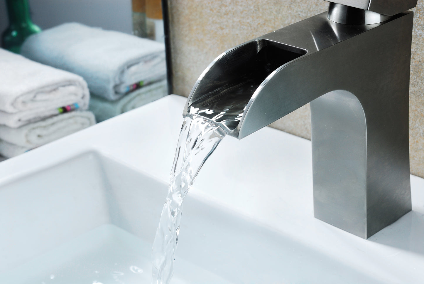 Forza Series Single Hole Single-Handle Low-Arc Bathroom Faucet