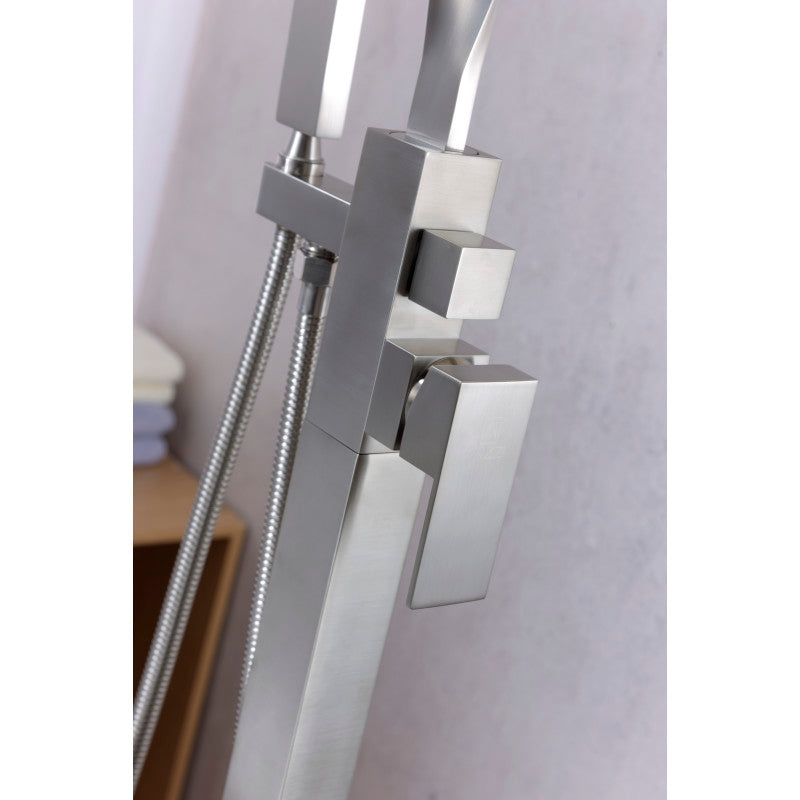 Yosemite 2-Handle Claw Foot Tub Faucet with Hand Shower