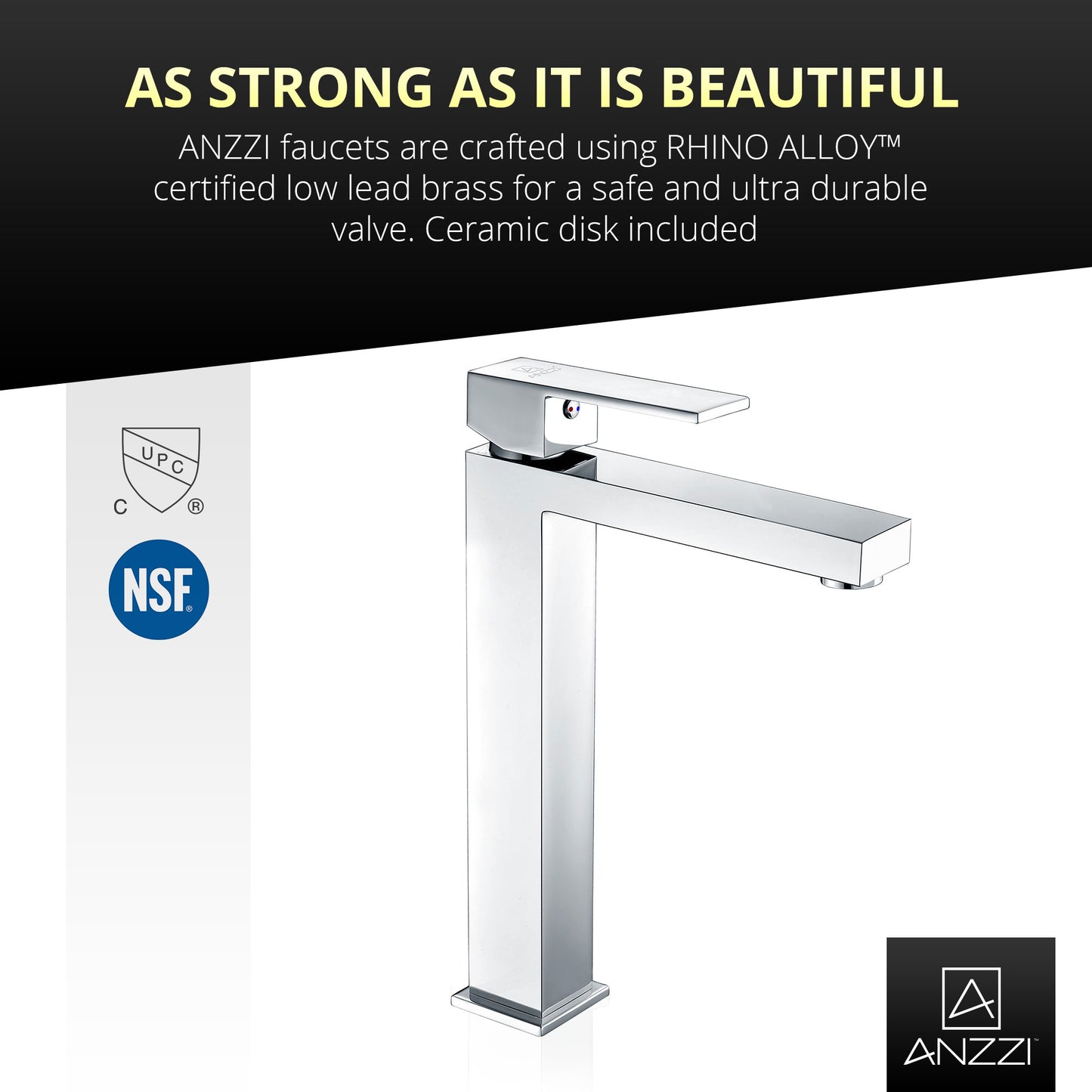 Enti Series Single Hole Single-Handle Vessel Bathroom Faucet