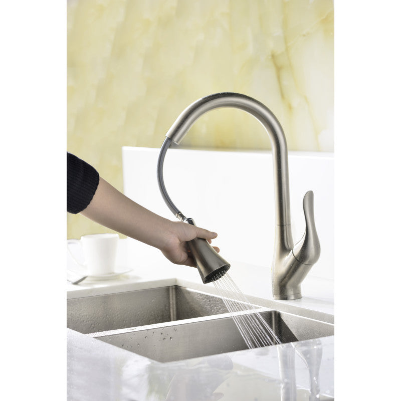 Accent Series Single-Handle Pull-Down Sprayer Kitchen Faucet