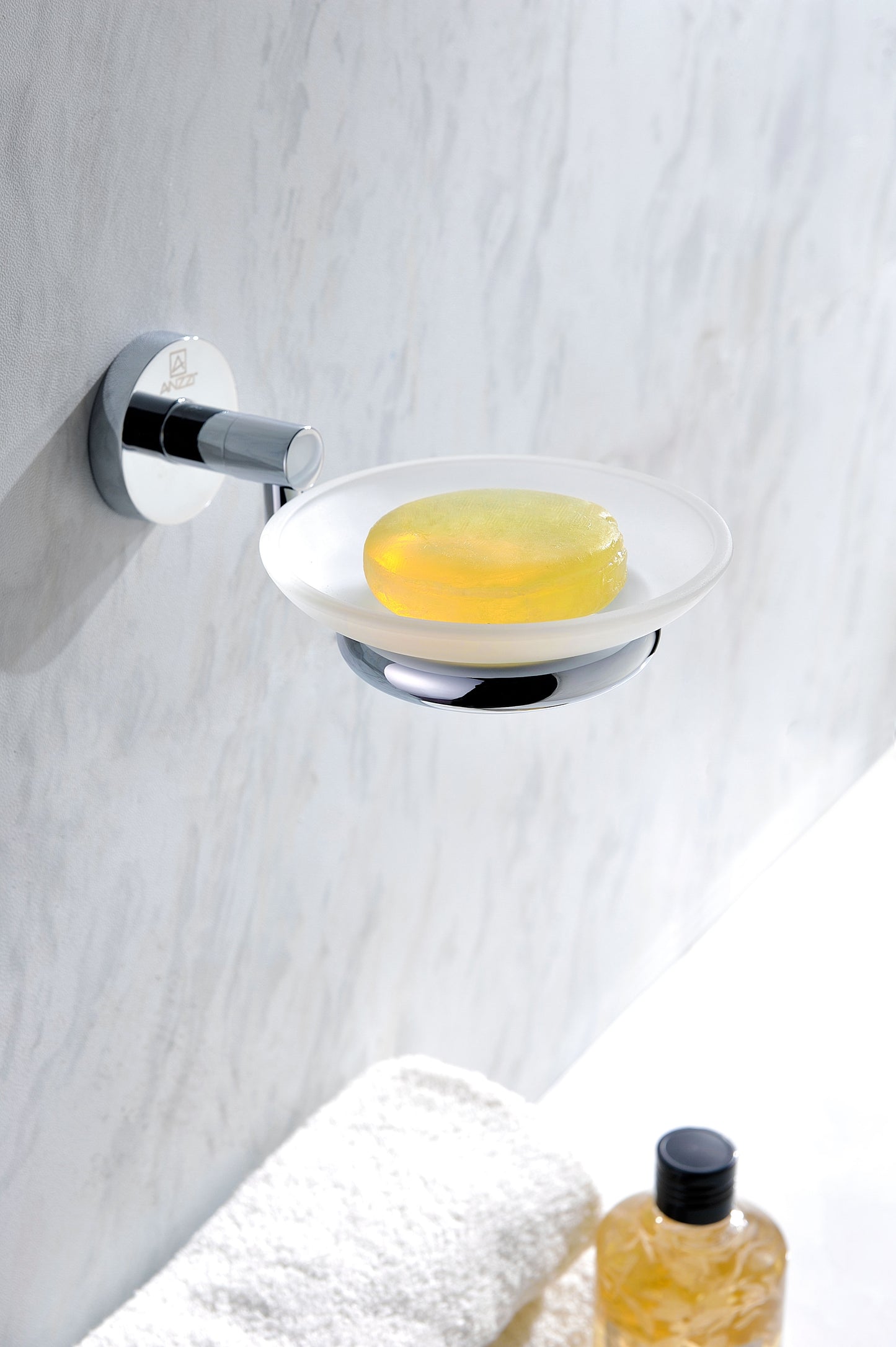 AC-AZ000 - Caster Series Soap Dish in Polished Chrome