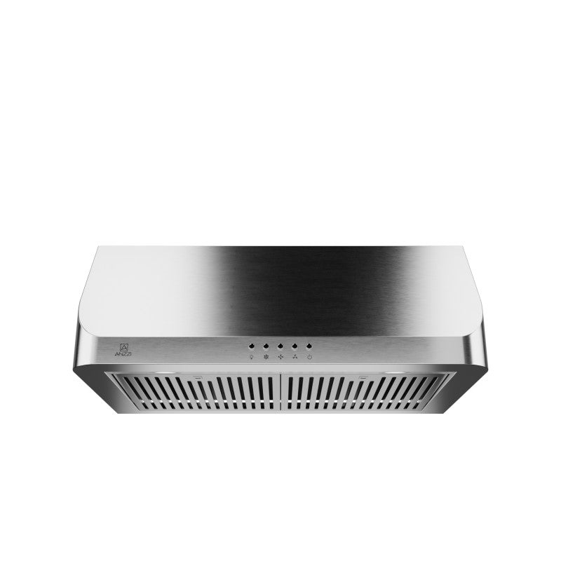 Under Cabinet Range Hood 30 inch | Ducted / Ductless Convertible Kitchen over Stove Vent | Washable Baffle filter, LED Lights & Stainless Steel Finish | RH-AZ2576PSS
