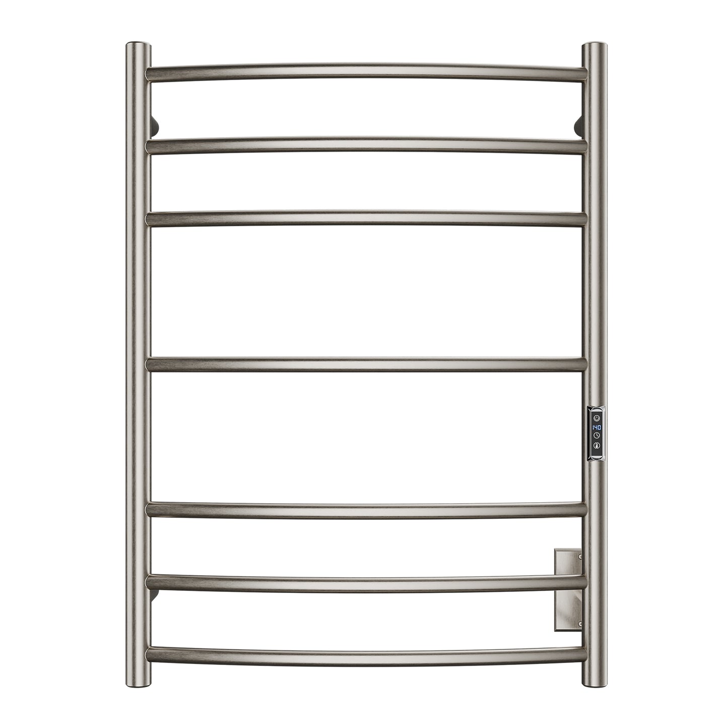 Gown 7-Bar Stainless Steel Wall Mounted Towel Warmer