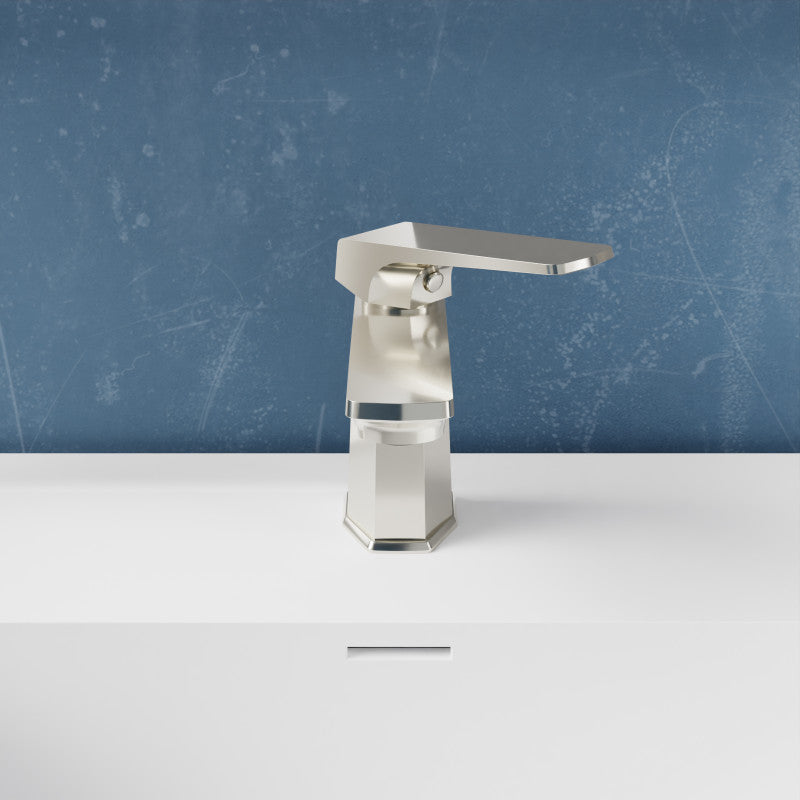 Single Handle Single Hole Bathroom Faucet With Pop-up Drain
