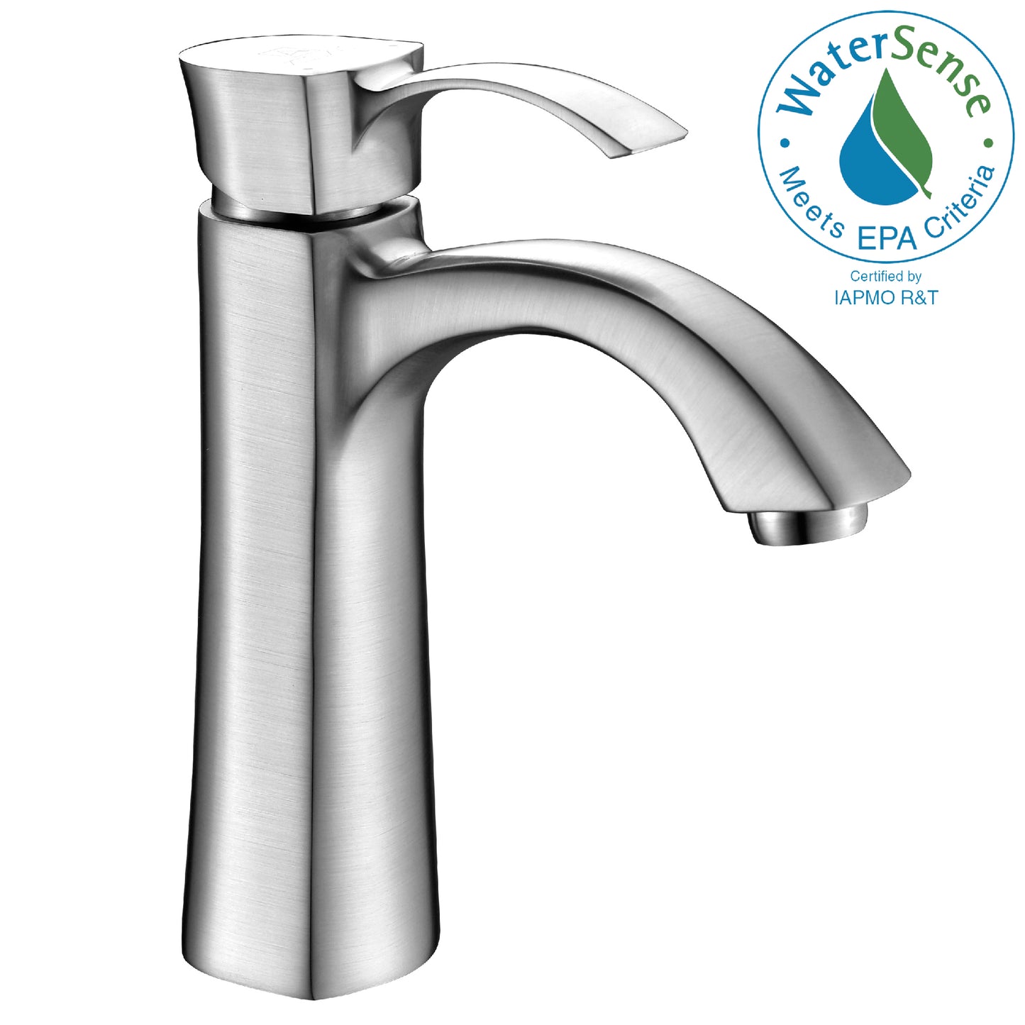 Rhythm Series Single Hole Single-Handle Mid-Arc Bathroom Faucet