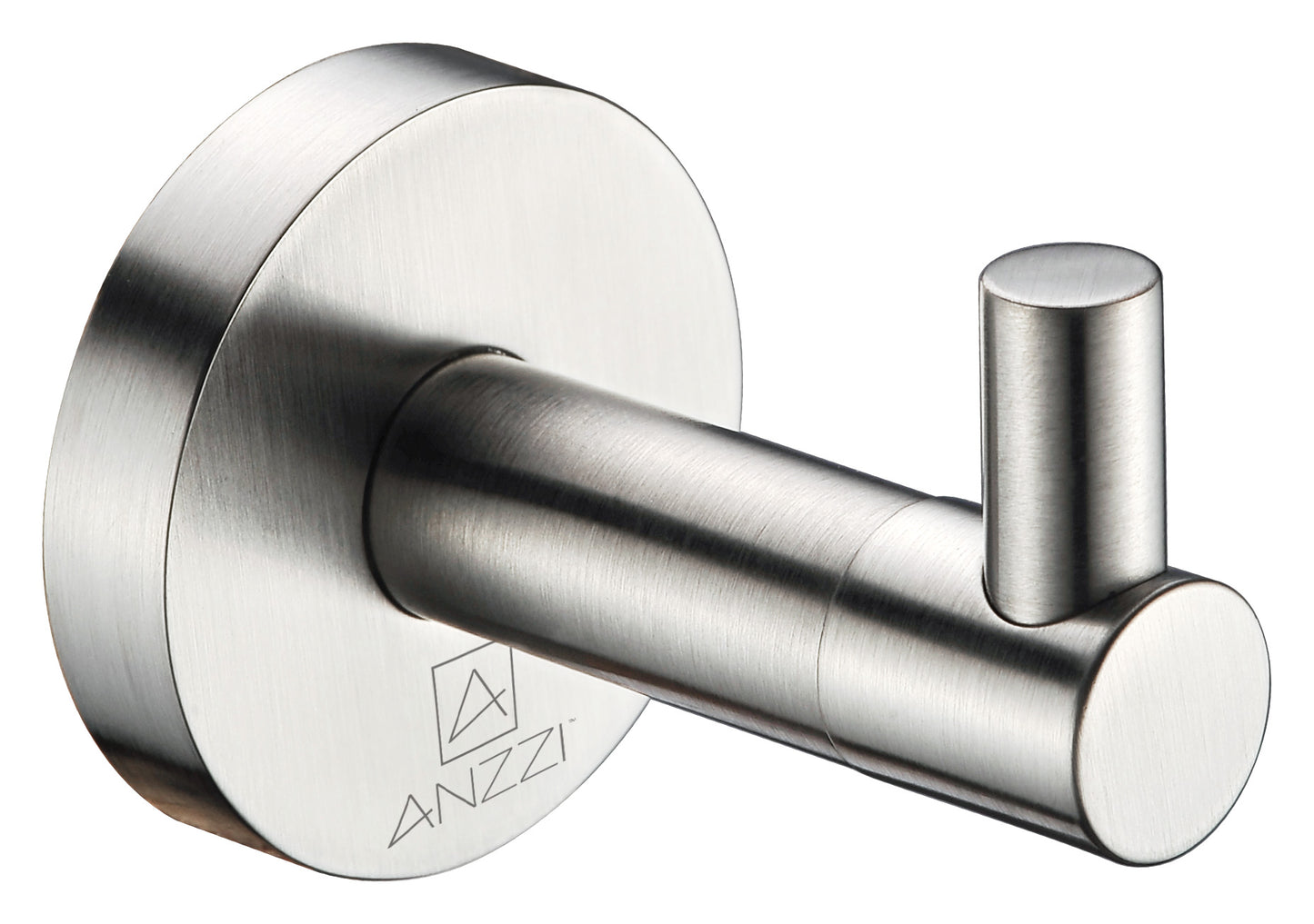AC-AZ003BN - Caster Series Robe Hook in Brushed Nickel