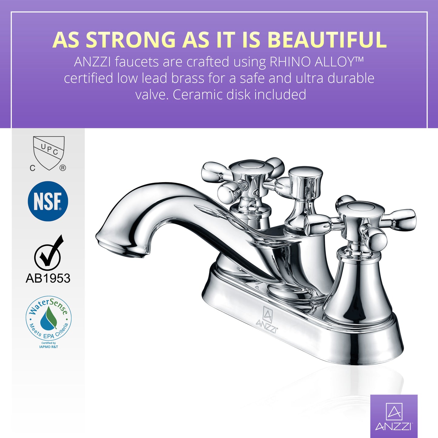 Major Series 4 in. Centerset 2-Handle Mid-Arc Bathroom Faucet