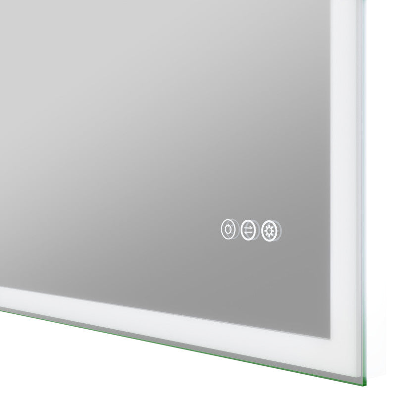 27-in. x 39-in. LED Front/Back Lighting Bathroom Mirror with Defogger
